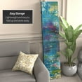 thumbnail image 3 of Oriental Furniture 6 ft. Tall River God Canvas Room Divider - 3 Panel, 3 of 7
