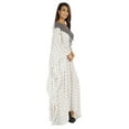 thumbnail image 2 of Moomaya Printed Caftan Gown Maxi Dress For Women Beachwear Party Kimono Cover Up Kaftan, 2 of 7