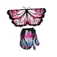thumbnail image 3 of Conjunto de disfraz de mariposa para niños, atuendo de cóctel para Pascua, disfraz informal de Navidad. Rosa, 3 of 9