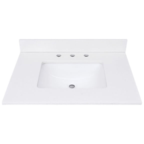 Avanity QUT31EW-RS 31" Quartz Vanity Top - White