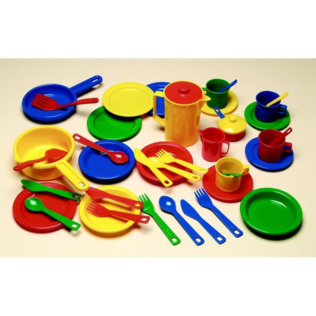 Dantoy 4223 41 Piece Toddler Cookware and Dish Set 