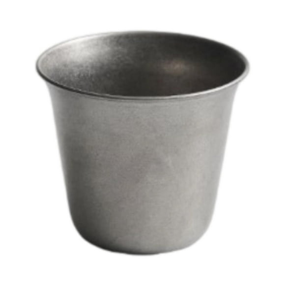 Taza de camping de acero inoxidable de una sola pared, portátil, de 10 , para té, jugo, para mochileros, cocina, interior, exterior, viajes, pesca