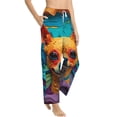 thumbnail image 2 of Daiia Colorful Textured Chihuahua Women's Sleep Pant with Pockets and Drawstring,Pajama Pants-XX-Large, 2 of 9