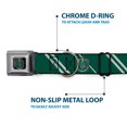 thumbnail image 5 of Warner Bros. Pet Collar, Dog Collar Metal Seatbelt Buckle, Slytherin Crest Stripe5 Green Gray, 9.5 to 13 Inches 1.0 Inch Wide, 5 of 8