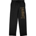 thumbnail image 2 of The Hobbit Logo Men's Black QT Sleep Pajama Pants-Large, 2 of 5