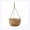 Brown, variant on Cadancy Woven Wall Hanging Basket Half Round Rattan Planter with Handle Farmhouse Wall Decor Storage Organizer for Kitchen Living Room Indoor Plants Flowers Home Decoration Gift