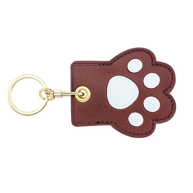 Llavero con funda de cuero con tarjeta de acceso de dibujos animados, llavero creativo y lindo para niña, bolso colgante, regalo personalizado