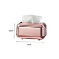thumbnail image 5 of Visland Tissue Box Electroplating with Spring Mirror Effect Magnet Suction Napkin Holder for Living Room, 5 of 8