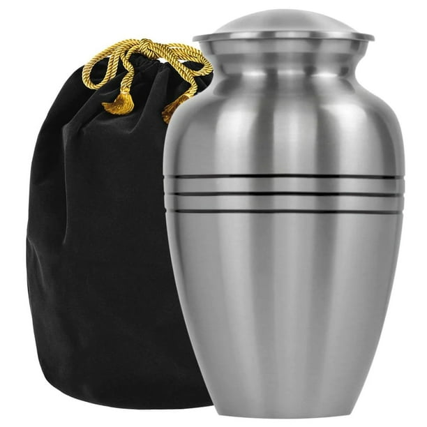 Trupoint Memorials Urnas De Cremación Para Cenizas Humanas - Urnas Decorativas Urnas Para Cenizas Humanas Urnas Femeninas Y Masculinas Para Cenizas Urnas Funerarias Femeninas Adultas - Peltre Grande