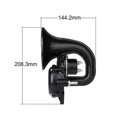 thumbnail image 5 of Car Truck Horn for for 48W 24V 300Db Snail Horn Loud Clear Sound Car Modification Accessories Unive, 5 of 5