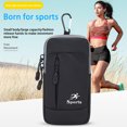 thumbnail image 4 of WRKEKC Clearance Adjustable Phone Arm Band for Running & Workouts - Universal Crossbody Pouch with Reflective Safety Stripes, 4 of 7