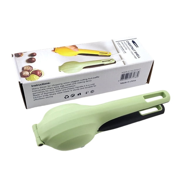 zhangmingg Ergonomic Food Opening Tool Stainless Steel -Function Nut for Chestnuts Walnuts Hazelnuts Kitchen Gadget