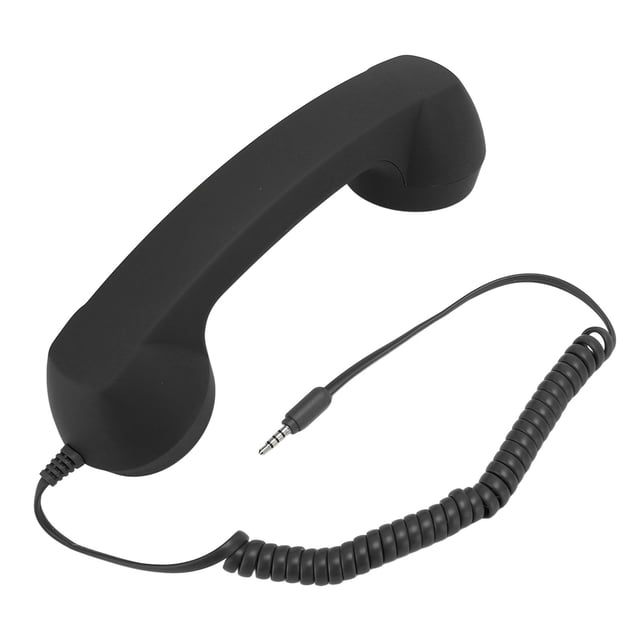 Auricular de teléfono móvil retro para teléfono Inteligente, auricular de teléfono de 3,5 mm receptor de teléfono micrófono altavoz auricular de teléfono móvil