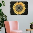thumbnail image 3 of YILUYINQING Sunflower Art Canvas Prints Wall Art Ready To Hang Decor 16x12in, 3 of 6