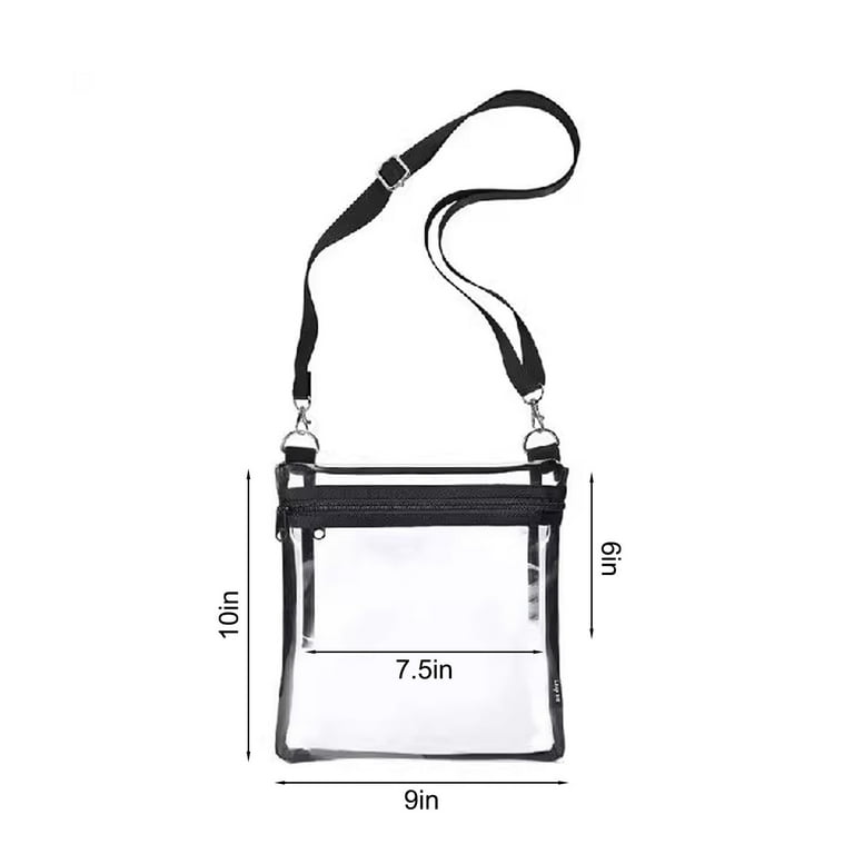 Clear crossbody bag walmart hot sale