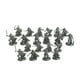 thumbnail image 3 of 20 figuras de soldados antiguos, modelos de guerreros, regalos de cumpleaños, figuras en miniatura, diseño de diorama para juegos, manualidades, Plata, 3 of 8