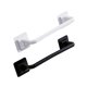 thumbnail image 1 of Paquete de 2 armarios impermeables para cocina y baño, toallero sobre armario, toallero montado en la pared, soporte para toallero, colgador decorativ Corto Negro Blanco BLESIY Estante de trapo, 1 of 8