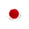 thumbnail image 2 of Nestingho 100pcs Red Mini Tiny Pom Poms Craft Pom Poms DIY Pompoms for Crafts Small Pom Balls for Creative Arts Craft Supplies Projects and Christmas Decorations, 2 of 7