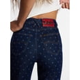 thumbnail image 5 of Kacey Lee Women's High-Rise Star Print Bootcut Jeans, Sizes 0-18, 5 of 6