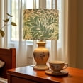 thumbnail image 6 of Gothic Linen Drum Lampshades Botanical Leaf Berry Soft Green Beige Tones 13"x13"x10" Light Shade for Table Lamps Floor Lamp Shades Lampshade Replacement Assembly Required, 6 of 8