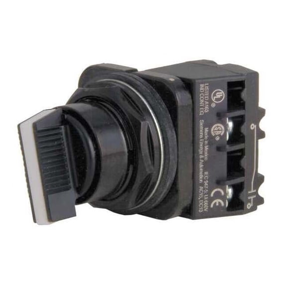 Siemens Non-Illum Selectr Swtch,30mm,3 Pos,Lever 52SW2CABA1