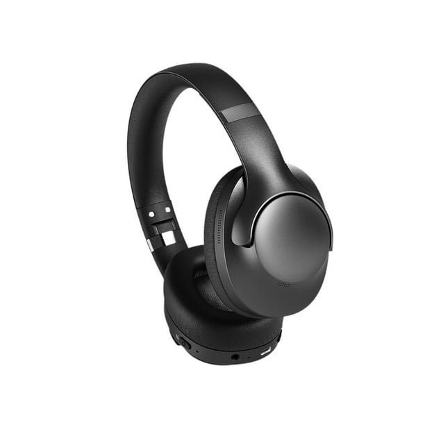 Auriculares con cancelación de ruido perfecl plegables supraaurales Negro