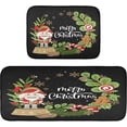 thumbnail image 7 of SKYSONIC Nutcracker Wreath Kitchen Mats Set of 2 Merry Christmas Anti Fatigue Floor Runner Rug Non Slip Comfort Mat 19.7x27.6 Inch + 19.7x47.2 Inch for Living Room Laundry Room Hallway, 7 of 7