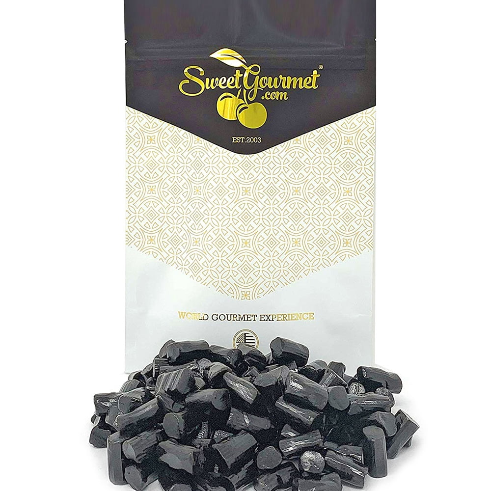 SweetGourmet Finnska Sugar Free Soft Black Licorice Candy 15oz