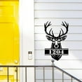 thumbnail image 4 of Handmadetneonsign Head Deer Hunting House Number Metal Wall Art LED Light - Personalized Sign Home Decor, 4 of 5