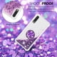 thumbnail image 3 of Funda para Samsung Galaxy A30/A50/A50S con Brillo Líquido Flotante, Purpurina, Parachoques y Anillo Giratorio Soporte, 3 of 5