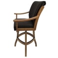 thumbnail image 2 of Tobias Designs Casa 34" Swivel Wood Extra Tall Bar Stool in Innova Chestnut, 2 of 2