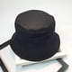 thumbnail image 3 of Sombrero de pescador de algodón unisex, plegable, para senderismo, acampada, viajes, pesca, 56-58 cm, color negro, 3 of 7