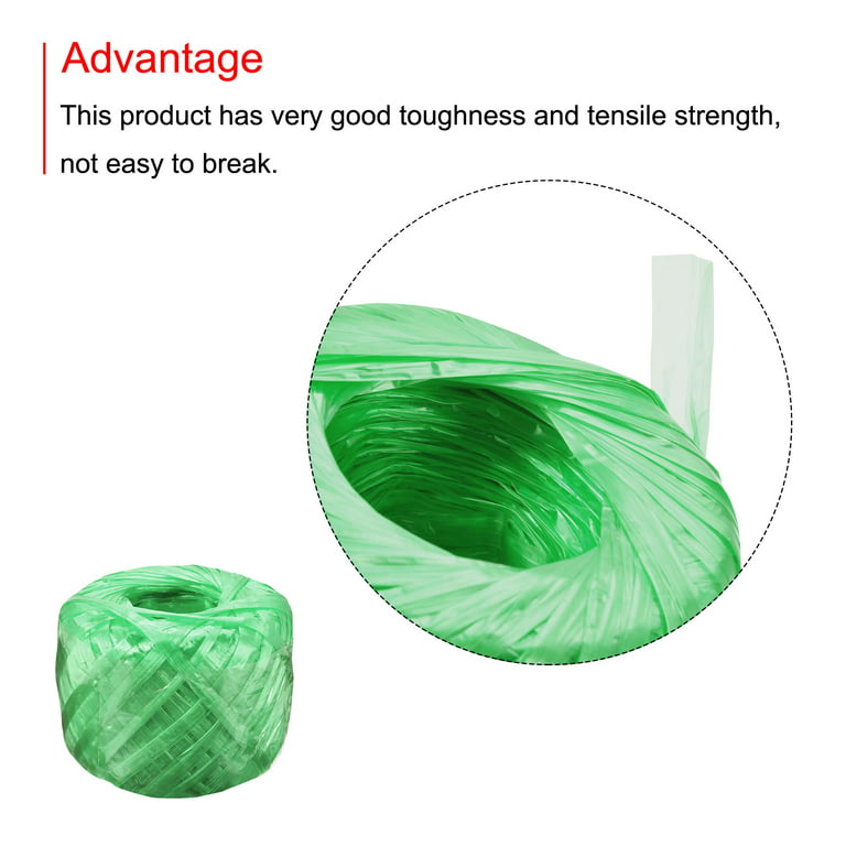 Uxcell Polyester Nylon Plastic Rope Twine Household Bundled for Packing,150m Length,Green, Women's, Size: One Size
