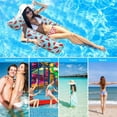 thumbnail image 2 of Dalazy Water Hammock Floating Bed Recliner Lounge Safety Multipurpose Entertainment Sea Ring Foldable Rafts Chair Craftsmanship Type 1, 2 of 9