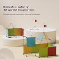 thumbnail image 3 of Funjoypals 200PCS Multifunctional DIY Kids Play Tents,Creative Indoor Outdoor Playhouse Building Set for Toddlers Boys Girls Ages 3+, 3 of 11