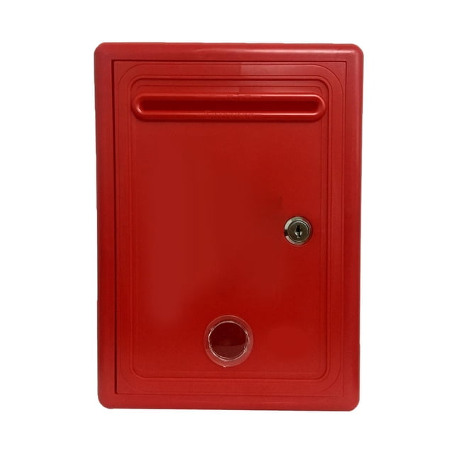 relayinert Boîte de Suggestion Étanche avec Fente Boîte à Loquet Boîte de Réclamation et Don Rouge