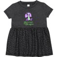 thumbnail image 3 of Inktastic Mommy's Lil' Dragon Girls Baby Dress, 3 of 5