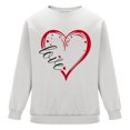 thumbnail image 5 of NuoCaiYun Valentines Sweatshirt for Men Crew Neck Fashion Print Long Sleeve Casual Loose Comfort Tops Pullover, 5 of 6