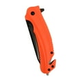 thumbnail image 2 of Kershaw Barricade (8635), Multifunction Rescue Pocket Knife with 3.5 Inch Stainless Steel Blade, Features SpeedSafe Assisted Opening with Flipper, Glass Breaker Tip, Belt Cutter, and Pocket Clip, 2 of 8