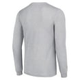 thumbnail image 3 of Men's Starter Heather Gray New York Rangers Logo Long Sleeve T-Shirt, 3 of 3