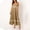 Khaki, variant on ZZwxWA Women's 2025 Summer Spaghetti Straps Sleeveless Backless Sundress Flowy Smocked Lace Swing A Line Midi Dress