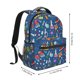 thumbnail image 2 of Disketp Different Chemical Things Mochila Estampada para Hombre y Mujer – Mochila Ligera Clásica con Múltiples Bolsillos para Universidad, Trabajo y Viajes-One Size, 2 of 5