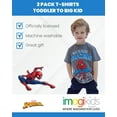 thumbnail image 3 of Marvel Spider-Man Toddler Boys 2 Pack T-Shirts Toddler to Big Kid, 3 of 5