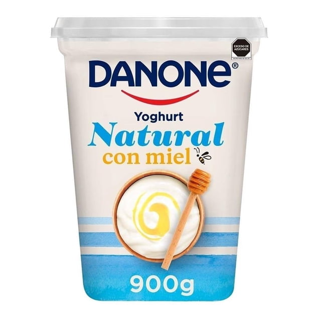 Yoghurt Danone sabor natural con miel de abeja 900 g