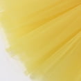 thumbnail image 4 of Tutu Skirts for Women Girls Adult Elastic 3 Layered Tulle Tutu Skirt with Sequin Stars Retro 80's Bubble Skirt Yellow, 4 of 7