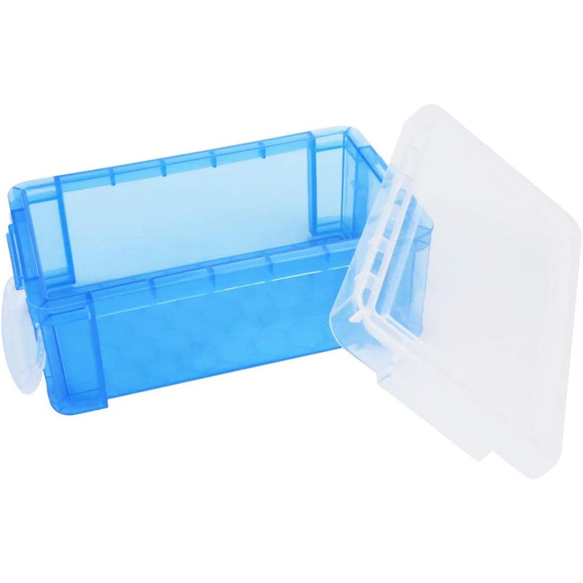 12 Pack Small Plastic Storage Box with Lid, 5″X3″X2″ Clear Latch Storage  Bins St