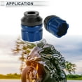thumbnail image 3 of 14mm Motorcycle Slider Frame Aluminum Alloy Wheel Fairing Protection Crash Pad Protector Guard 41mm 47mm Blue 2 Pcs, 3 of 7