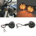 thumbnail image 4 of Turn Signal Light Turn Signal Lamp Led Turn Indicator 12v Turn Light Motorcycle Turn Lamp 2pcs LED Turn Signal Lamp Indicator Bright Yellow Light Color Waterproof Fit For  Retro, 4 of 8