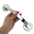 thumbnail image 5 of Beaupretty Safety Shower Grab Bar Abs Silver 1Pack Wall Mounted Bathtub Handrail, 5 of 8