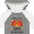 thumbnail image 4 of Inktastic This Little Turkey is Going to Be a Big Brother Boys Long Sleeve Baby Bodysuit, 4 of 5